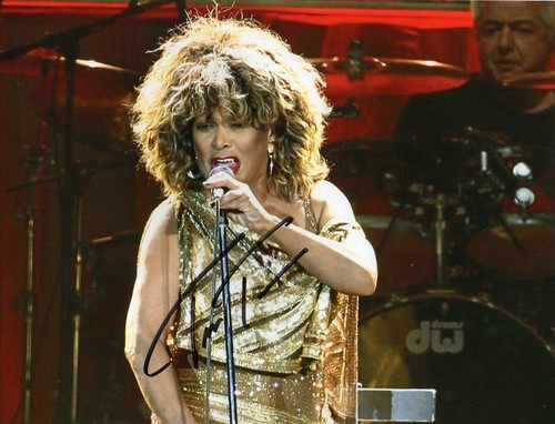 Tina turner autographed - turner, signed