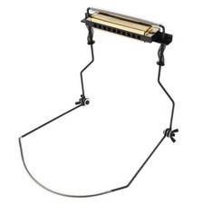 Metal Harmonica Harp Rack 10-hole Harmonica Neck Holder Neck