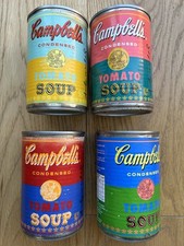 Andy Warhol Campbell’s Soup Tins Rare Limited Edition Collectibles 