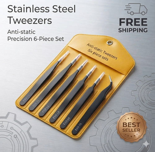 Pcs stainless steel - stainless, tweezers