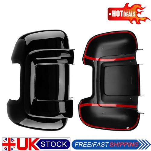 Pair wing mirror covers - mirror, for