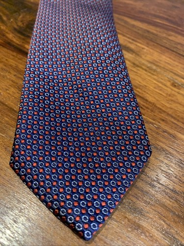 Corneliani navy blue silk tie - blue,
