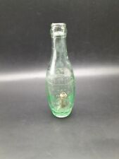 W Biscombe Plymouth Bottle Flat Bottom Hamilton Skittle Aqua Crown Top 18cm