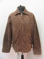 VINTAGE AVIREX LEATHER HIGHWAYMAN MOTORCYCLE JACKET SIZE L