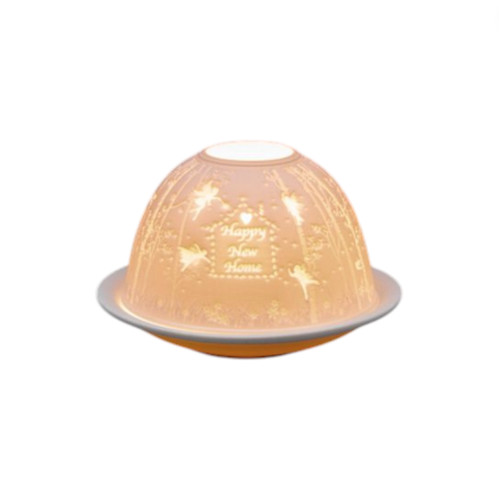 Small lithophane dome tealight - small,