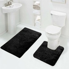 Non Slip Bath Toilet Mat Set