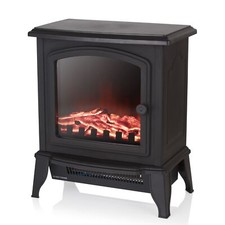 Electric Compact Stove Fire by