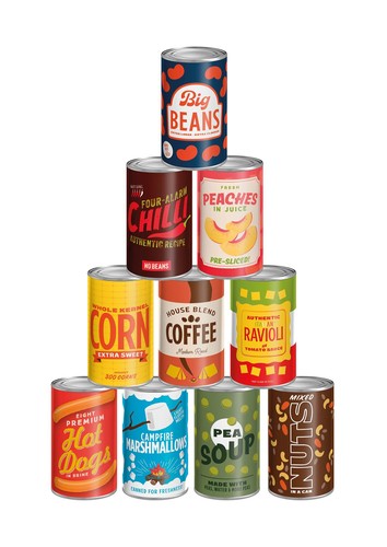Tin can alley game - tin, 2-4