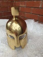 Solid Brass Roman Style Helmet