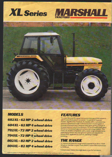 Marshall series tractors - marshall,