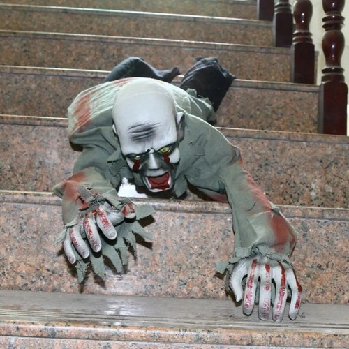 Scary horror crawling zombie - crawling,