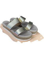 Faith gold platform sandals - gold,