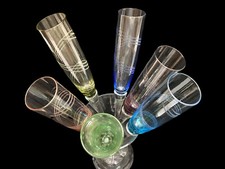 Handblown Crystal Long Stem