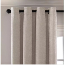 Save 40%  Habitat Thermal Chenille Blackout Eyelet Curtains-Cream  168cm x 229cm