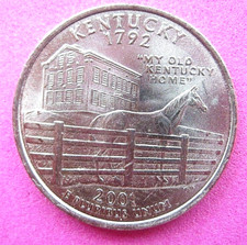 KENTUCKY     2001-D     B/UNC STATE QUARTER COIN