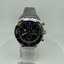 Breitling Superocean Heritage II Watch. Men Steel Bracelet Watch