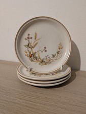 4 X Marks & Spencers M&S Harvest  Tea Plates  6 1/2" or 16.5cm VGC Side Plates