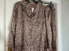 M&S Ladies Leopard Skin Satin