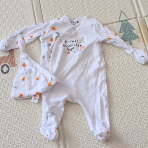 2pc cotton footed - 0-3m,