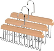 Wooden Clothes Hanger with 8