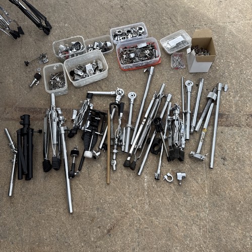 Drum kit junk old stands - drum,