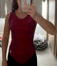 ADULT A star Professional gymnastics competition leotard size AXS shiny glossy