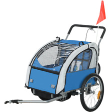 2 Seat Bike Trailer with 5