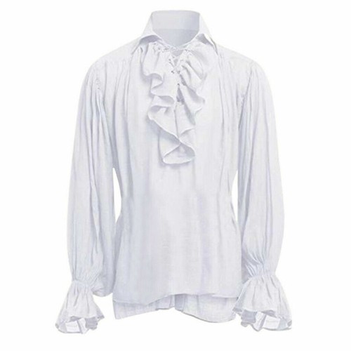 Retro men gothic shirt - shirt, top