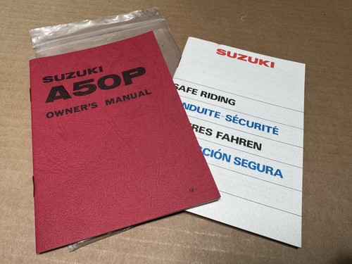 Genuine suzuki a50p owners - genuine,