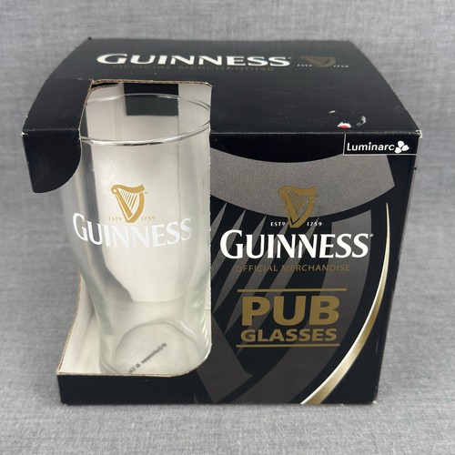Guinness pint pub glasses - guinness,