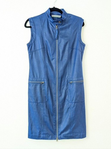 209wst38 blue faux leather - blue,