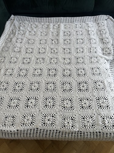 Vintage retro white blanket - vintage,