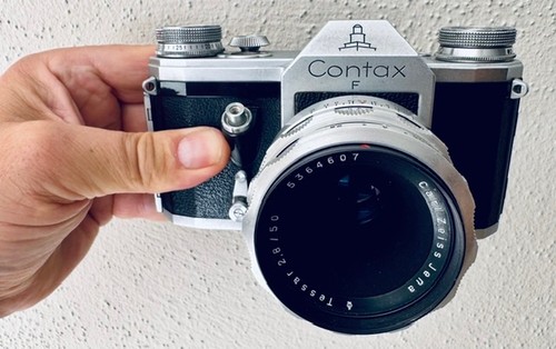 Contax camera with carl - contax,