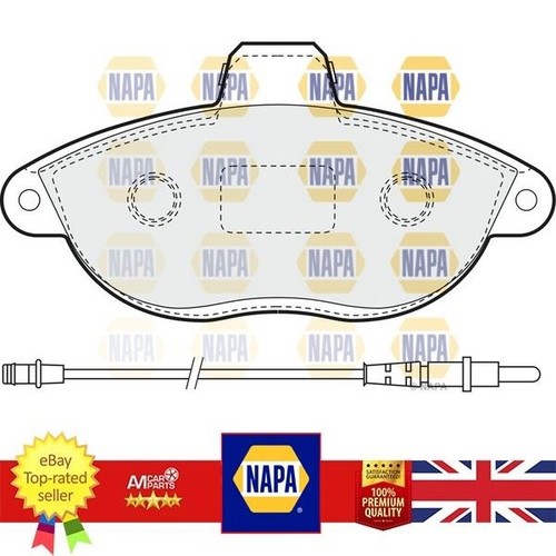 Brake pad set for citroen - for,