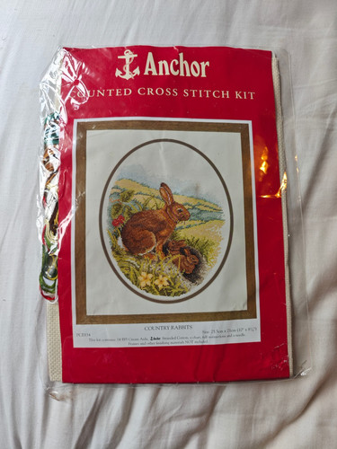 Anchor country rabbits - rabbits, vintage