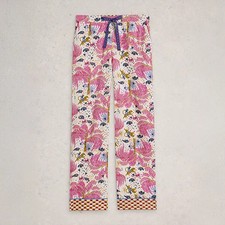 White Stuff Nina Organic Pyjama Bottoms Natural Print