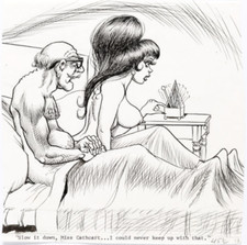 Bill Ward - Men's Magazine Single Panel Gag Cartoon