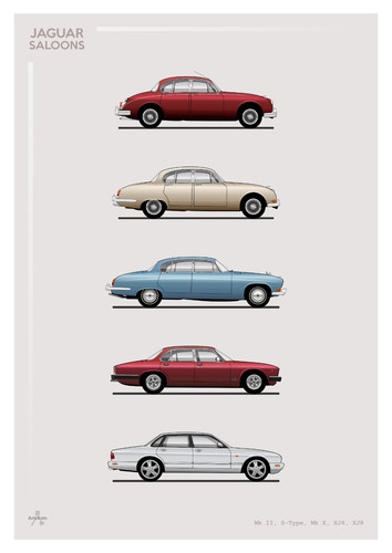Poster jaguar saloon - jaguar,
