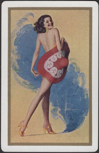 Playing cards single card - playing, 1