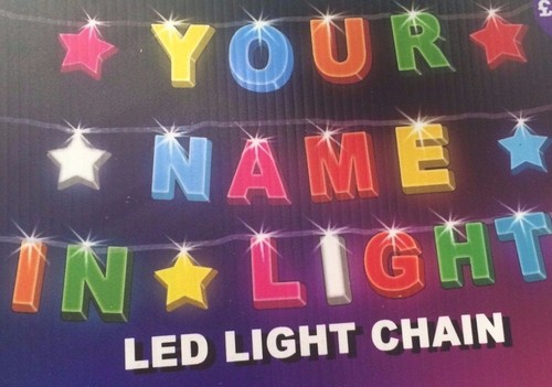 Your name lights led - your,