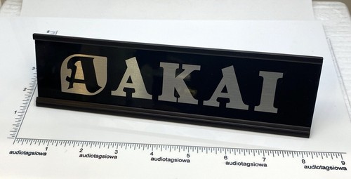 Akai stereo desk sign custom - stereo,