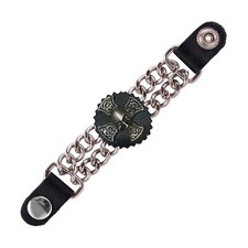 Large Skull Iron Cross Chain