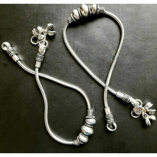 Anklet 925 plated silver - 925,
