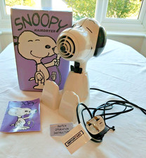 Snoopy Hairdryer 1200 Watts NEW with original box, In perfect condition, Vintage