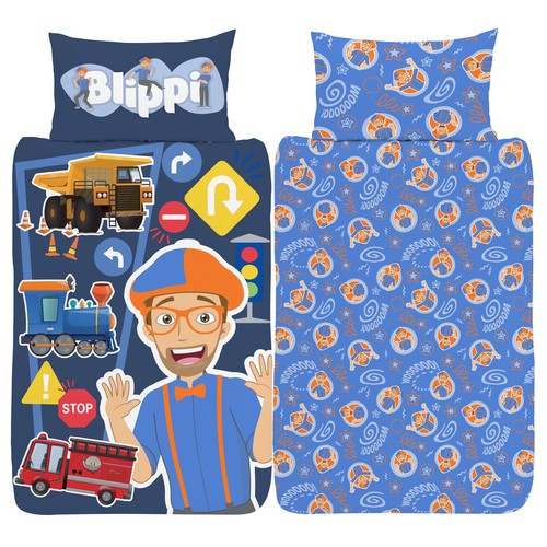 Blippi single duvet cover - blippi,