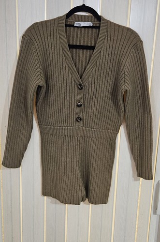 Zara olive khaki ribbed - olive,