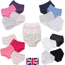 Just Essentials Womens Ladies High Waist Full Briefs Plus Multipack of 4 Cotton