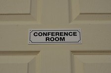 CONFERENCE ROOM sign or