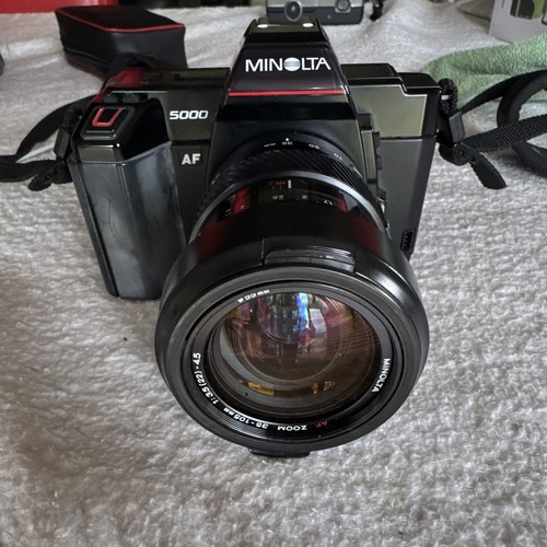 Minolta 5000 black 35mm slr - 5000, af