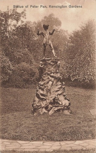 Statue peter pan kensington - statue,